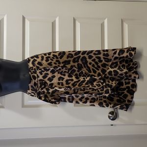 Shein cheetah print skirt